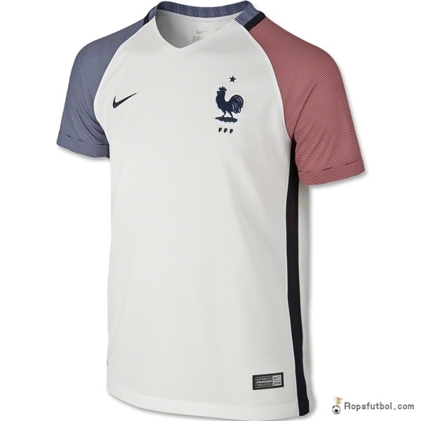 Camiseta Francia Replica Segunda Ropa 2016 Blanco